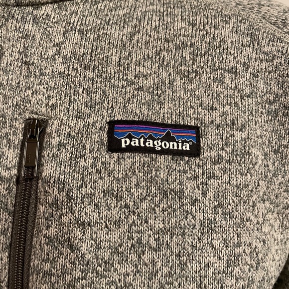 Patagonia Better Sweater Gray Qrtr Zip Pullover - Picture 4 of 5